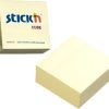 Stick’n αυτοκόλλητος κύβος 76x76mm κίτρινος 400 φύλλα