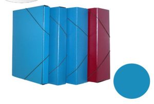 Leizer κουτί με λάστιχο Fiber 25x35x8cm μπλε