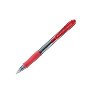 Pilot στυλό super grip medium1.0mm κόκκινο