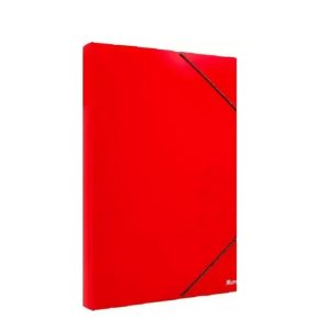 Metron κουτί αρχειοθέτησης με λάστιχο 25x35x3cm 25x35x3cm ματ κόκκινο