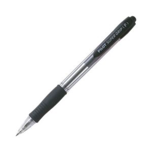 Pilot στυλό super grip fine 0.7mm μαύρο