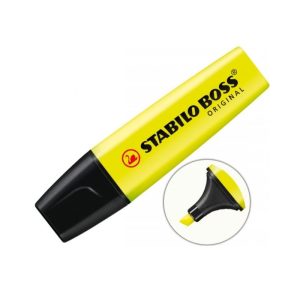 Stabilo Boss μαρκαδόρος υπογράμμισης 5mm κίτρινο