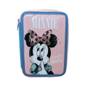 Gim κασετίνα διπλή γεμάτη Minnie Fabulous 340-46100