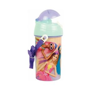 Gim πλαστικό παγούρι Barbie 500ml 571-17209