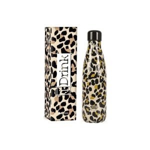 i Drink θερμός ανοξείδωτος therm bottle - Leopard