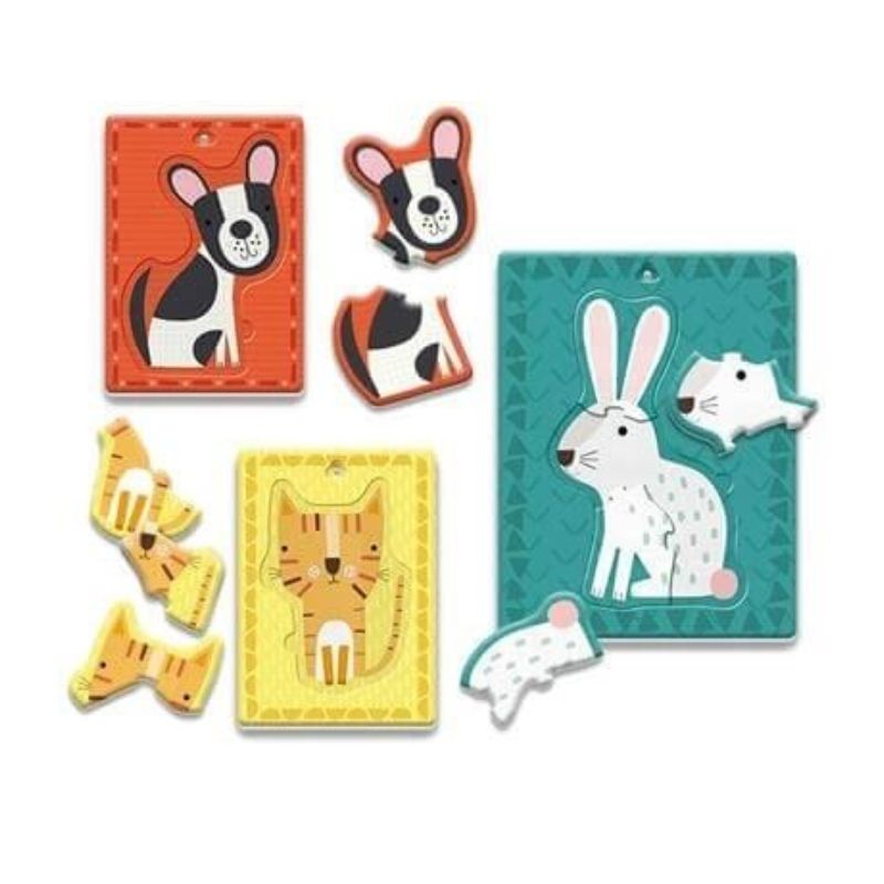 Ludattica παιδικό Puzzle Dudu ζωάκια 9pcs για 2+ ετών 20330 2 παιδικό Puzzle Dudu ζωάκια