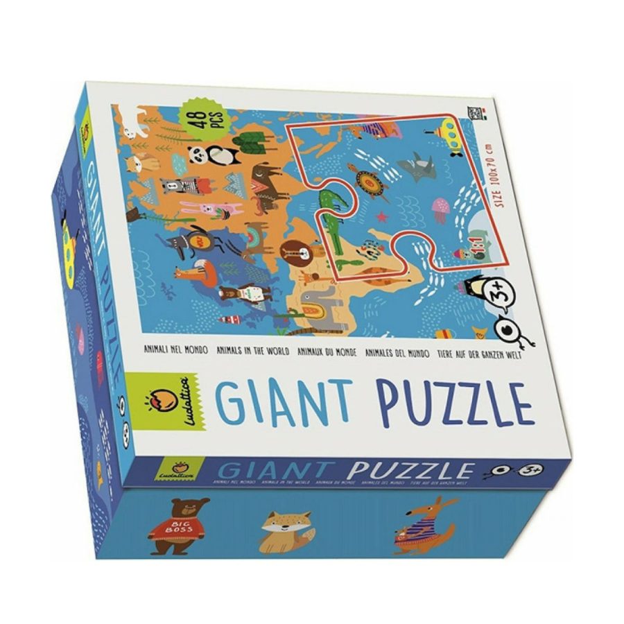 Ludattica παιδικό Puzzle Animal World 48pcs 20521