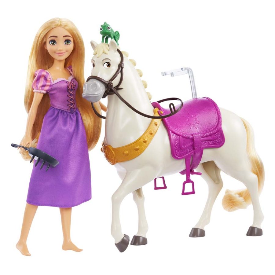 Mattel Disney Princess Rapunzel και Maximus το Άλογο (HLW23)