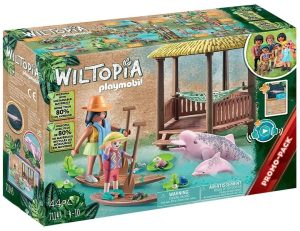 Playmobil Wiltopia Βόλτα στο Ποτάμι με τα Δελφίνια για 4-10 ετών 71143