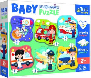 Παιδικό Puzzle Professions 22pcs για 2+ Ετών Trefl  44001