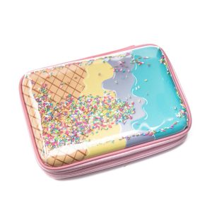 Yolo Ice Cream Sparkles Κασετίνα με 2 Θήκες Πολύχρωμη - 10108