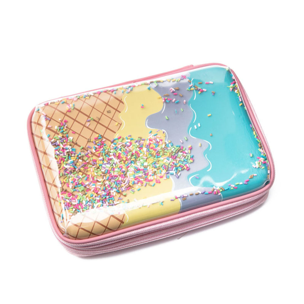 Yolo Ice Cream Sparkles Κασετίνα με 2 Θήκες Πολύχρωμη - 10108