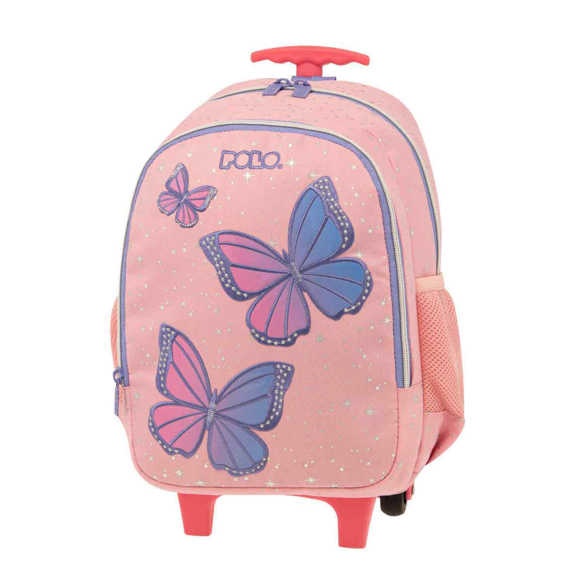 POLO Trolley Νηπίου Junior Little Pink Butterfly 9-01-039-8227 1 POLO Trolley Νηπίου Junior Little Pink Butterfly 9-01-039-8227