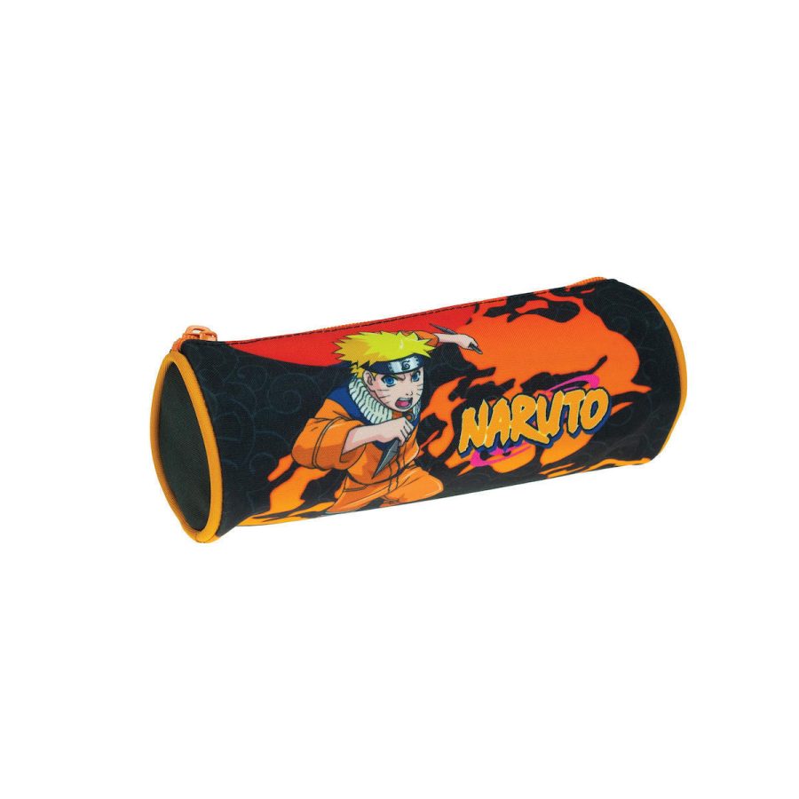 Gim Naruto Κασετίνα Βαρελάκι με 1 Θήκη Πολύχρωμη 369-00140