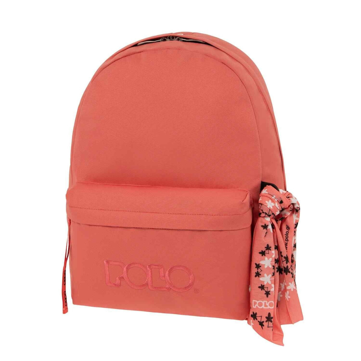 Polo Original Scarf Σχολική Τσάντα Πλάτης Γυμνασίου - Λυκείου Κοραλί 9-01-135-3901 1 Polo Original Scarf Σχολική Τσάντα Πλάτης Γυμνασίου - Λυκείου Κοραλί 9-01-135-3901