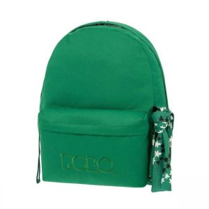 Polo Original Scarf Σχολική Τσάντα Πλάτης Γυμνασίου - Λυκείου σε Πράσινο χρώμα  9-01-135-6201