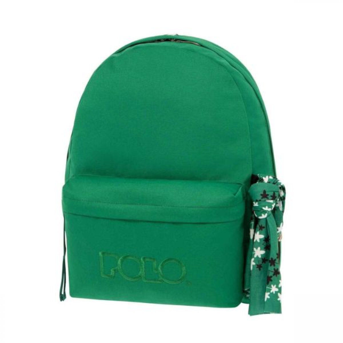 Polo Original Scarf Σχολική Τσάντα Πλάτης Γυμνασίου - Λυκείου σε Πράσινο χρώμα 9-01-135-6201 1 Polo Original Scarf Σχολική Τσάντα Πλάτης Γυμνασίου - Λυκείου σε Πράσινο χρώμα 9-01-135-6201
