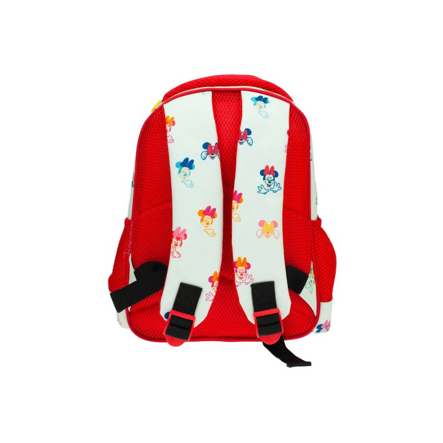 Gim Minnie Comfy Routine Σχολική Τσάντα Πλάτης Νηπιαγωγείου σε Κόκκινο χρώμα 340-37054 - Image 3