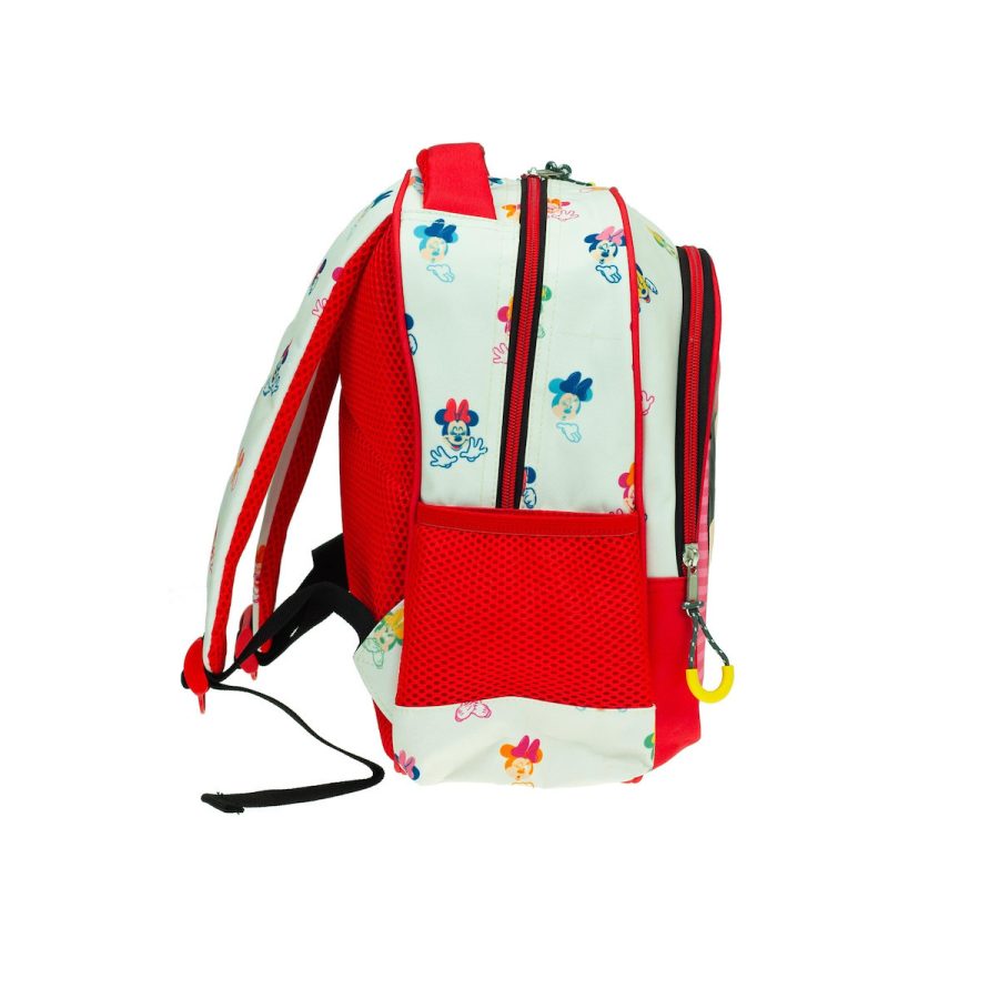 Gim Minnie Comfy Routine Σχολική Τσάντα Πλάτης Νηπιαγωγείου σε Κόκκινο χρώμα 340-37054 - Image 4