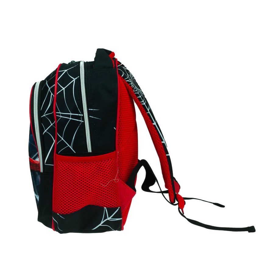 Gim Spiderman Black City Σχολική Τσάντα Πλάτης Νηπιαγωγείου σε Μαύρο Χρώμα  337-05054 - Image 5