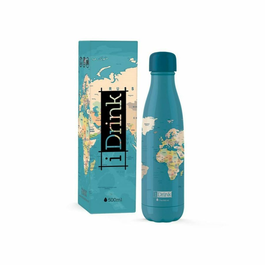 Παγούρι i Drink Therm Bottle - Blue Map 500ml ID0092
