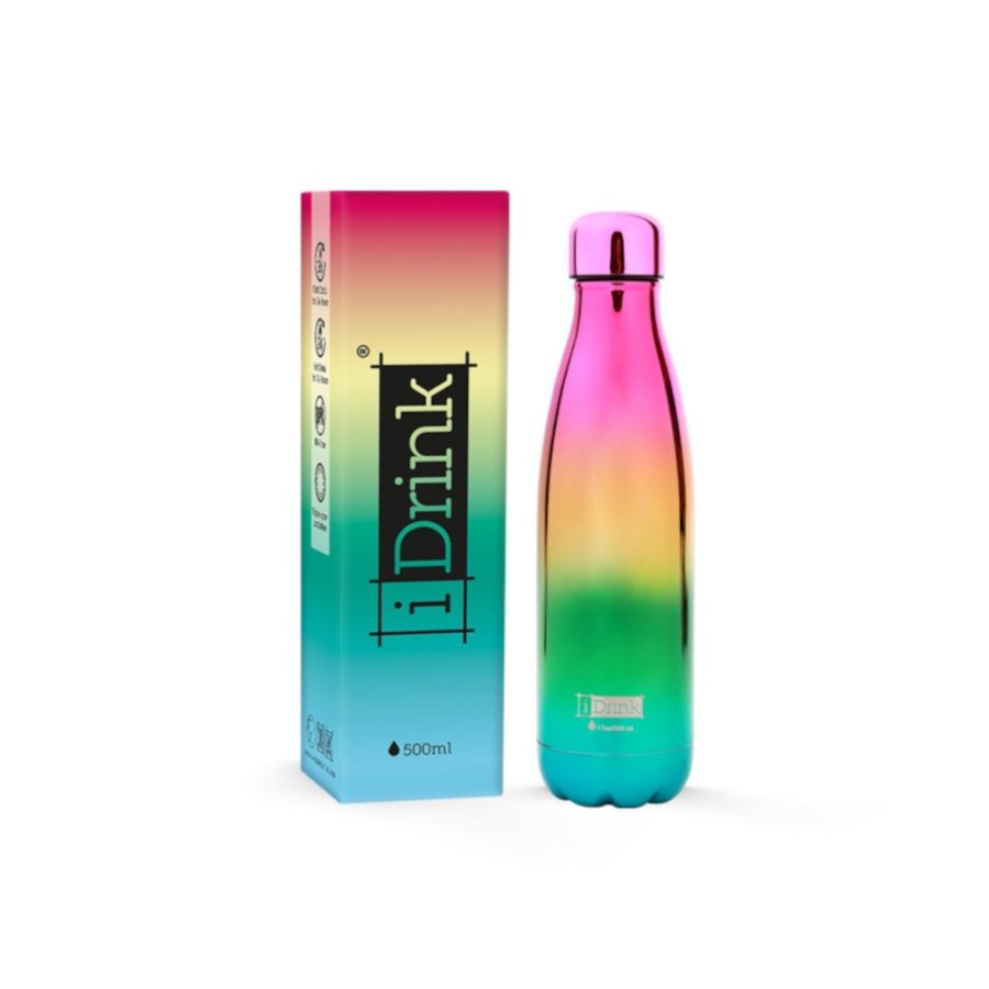 Παγούρι i Drink Therm Bottle - Metal Rainbow 500ml ID0442